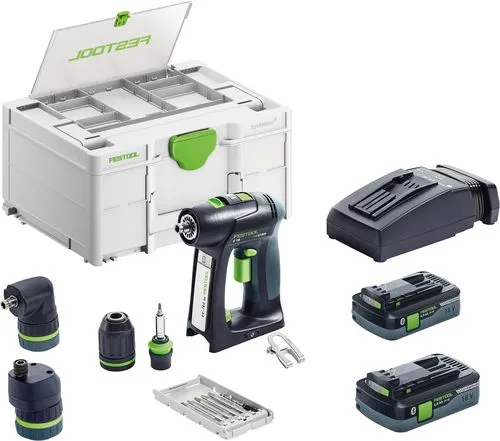 Festool Akku bore-/skrumaskin C 18 HPC 4,0 I-Set