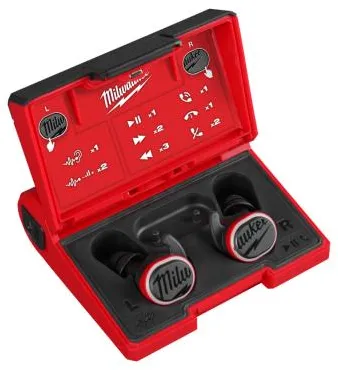 Milwaukee hørselsvern m/bluetooth L4 RLEPB-301 - Oppladbar