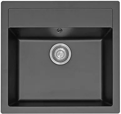 Franke Tectonite vask, 560x530 mm, grafitt metallic