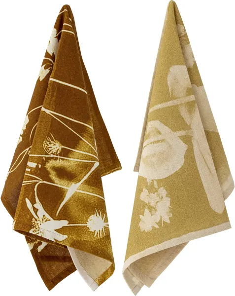 Celleste, Kjøkkenhåndkle, gul, bomull